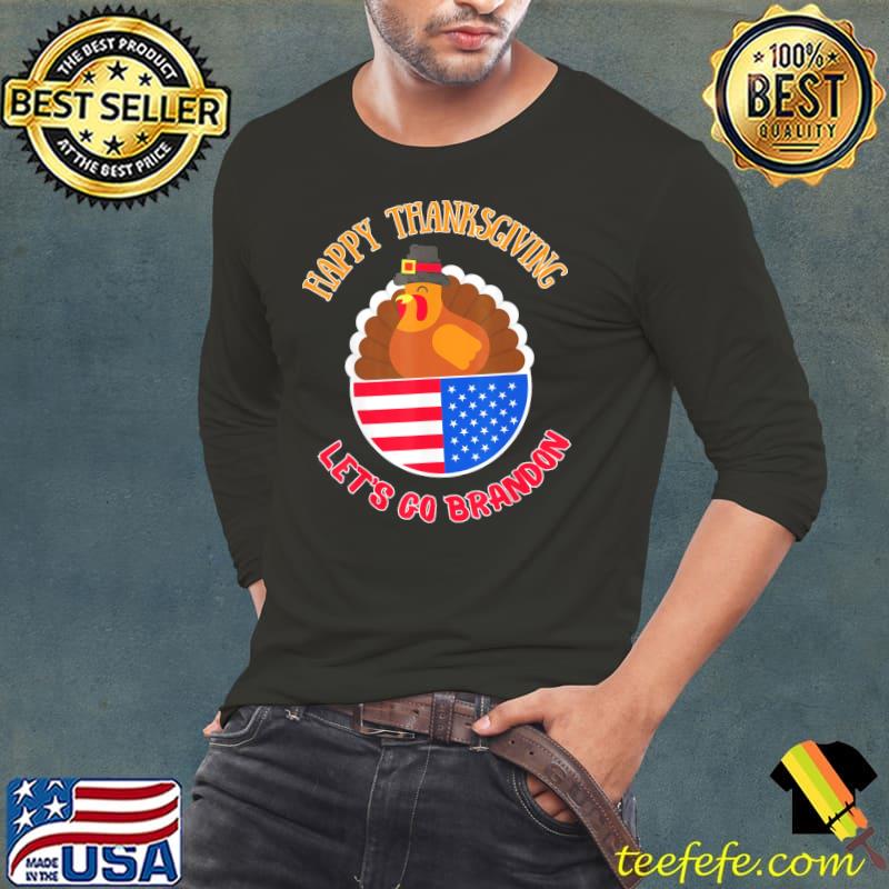Let’s Go Brandon US Flag Thanksgiving T-Shirt