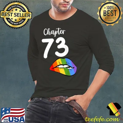 LGBT sexy lips rainbow chapter 73 Birthday celebration T Shirt