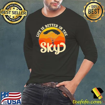 Life Is Better In the Sky Retro Shirt