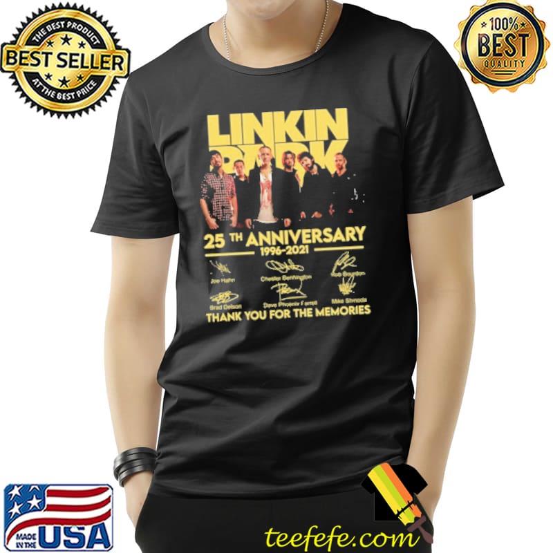 Linkin Park 25th Anniversary Thank You For The MEmories Shirt Unisex Linkin Park 25th Anniversary Thank You For The MEmories Shirt Unisex