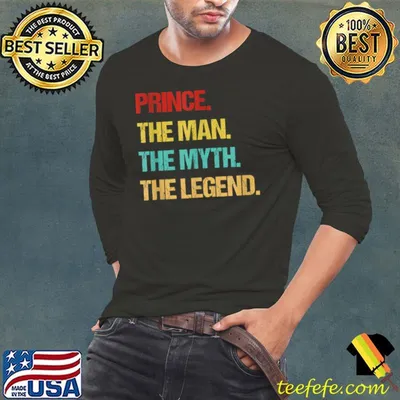 Mens Prince The Man The Myth The Legend T Shirt