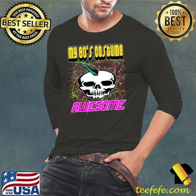 Mens This is My 80s Costume Vintage Retro Eighties Costume T Shirt