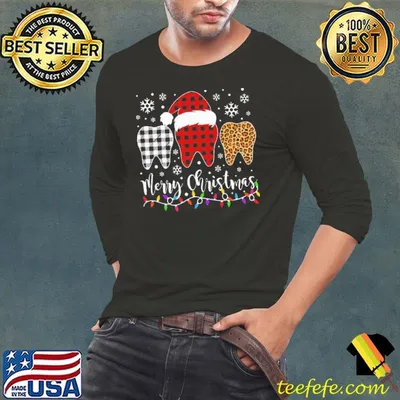 Merry Christmas Dental Light Shirt