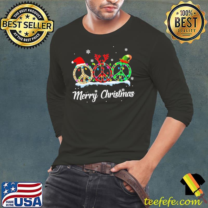 Merry Christmas Gift For Hippie Lovers Leopard Red Green Plaid Shirt