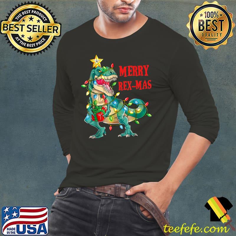Merry Rex Mas T rex Dinosaur Christmas T Shirt Merry Rex Mas T rex Dinosaur Christmas T Shirt