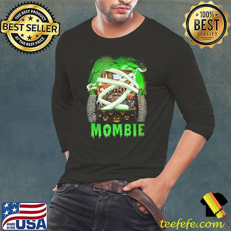 Mombie pumpkin jeep halloween shirt