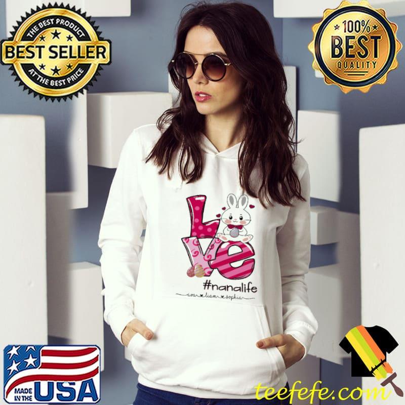 NanaLife Love Easter Bunny Shirt NanaLife Love Easter Bunny Shirt