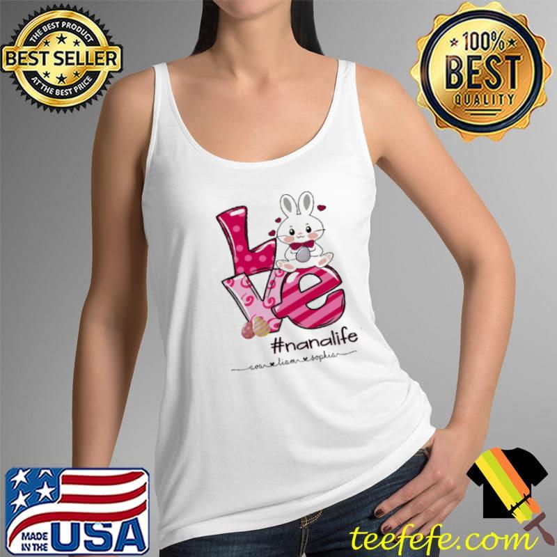 NanaLife Love Easter Bunny Shirt Tank Top NanaLife Love Easter Bunny Shirt Tank Top