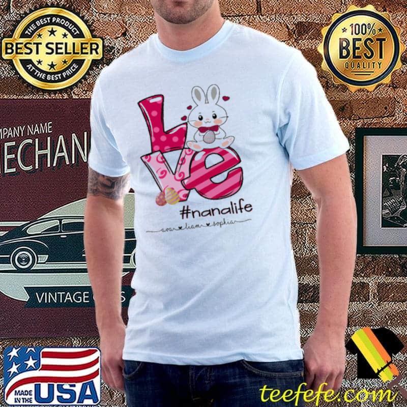 NanaLife Love Easter Bunny Shirt Unisex NanaLife Love Easter Bunny Shirt Unisex