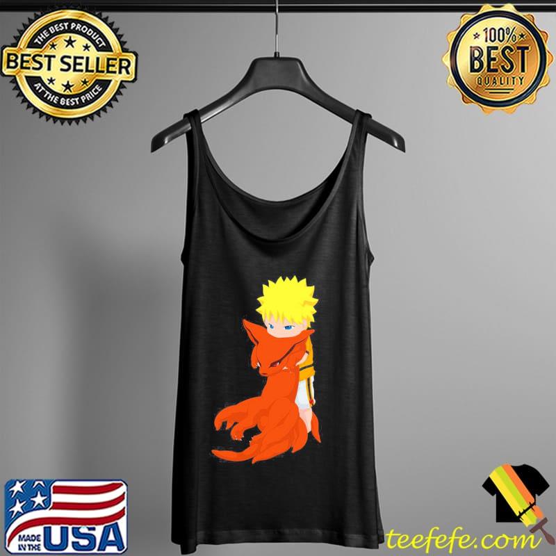 Naruto And Kurama Anime Shirt Tank Top Naruto And Kurama Anime Shirt Tank Top
