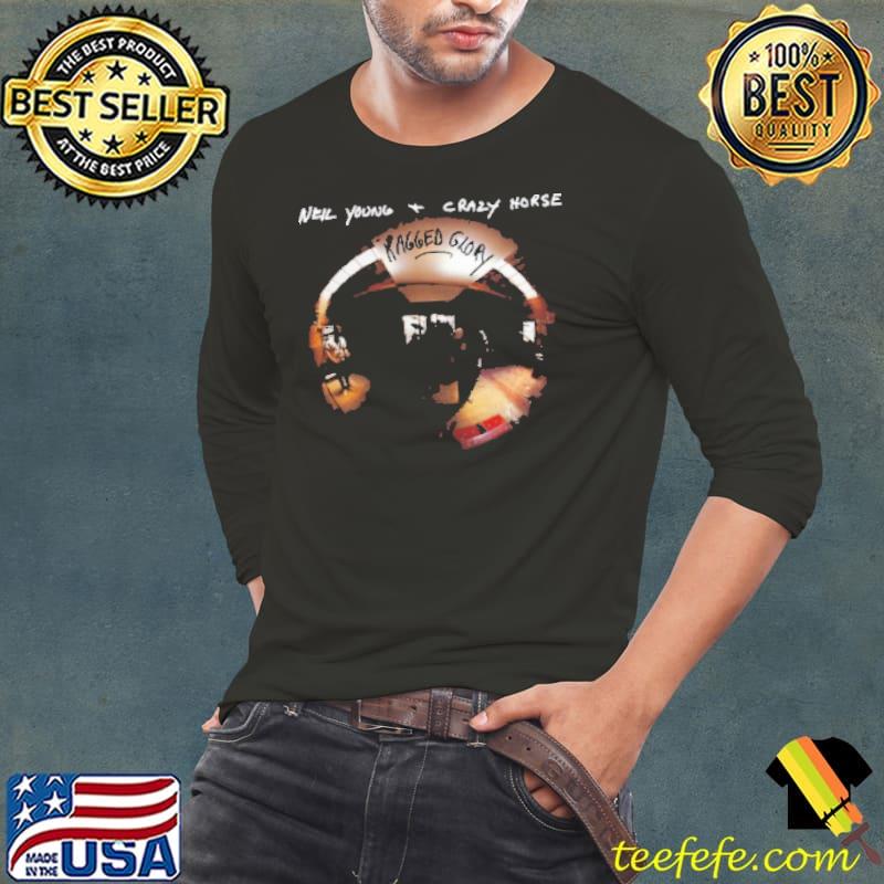 Neil Young Crazy Horse Ragged Glory Shirt Long Sleeve Tee Neil Young Crazy Horse Ragged Glory Shirt Long Sleeve Tee