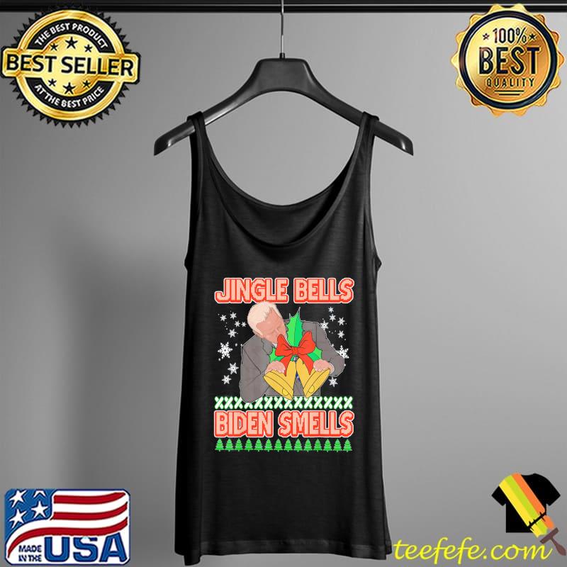 Nice Anti Biden Ugly Christmas Sweater Republican Biden Smells T-Shirt Tank Top Nice Anti Biden Ugly Christmas Sweater Republican Biden Smells T-Shirt Tank Top