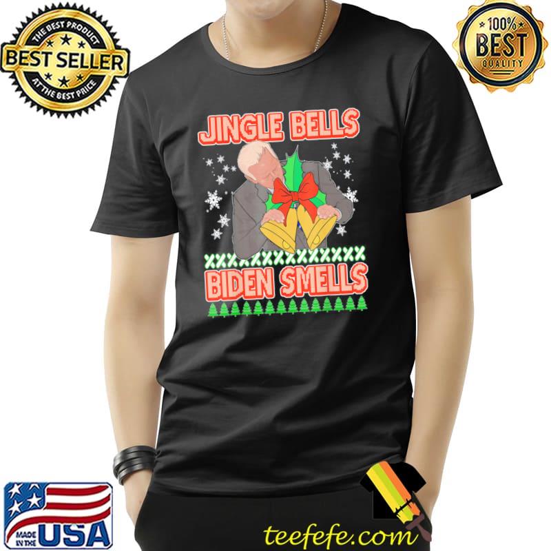 Nice Anti Biden Ugly Christmas Sweater Republican Biden Smells T-Shirt Unisex Nice Anti Biden Ugly Christmas Sweater Republican Biden Smells T-Shirt Unisex