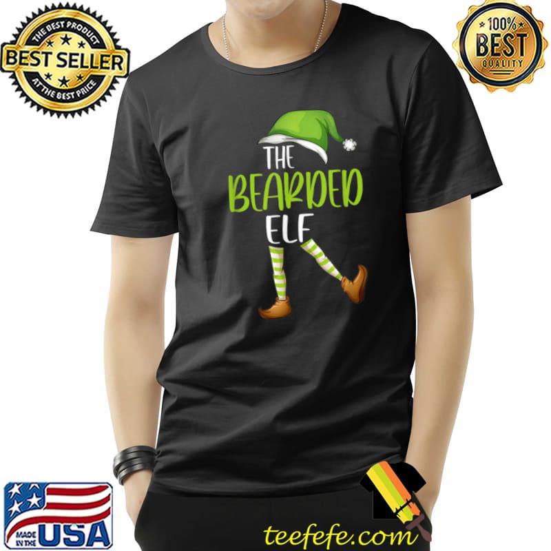 Nice Bearded Elf Matching Family Group Christmas Bearded Pajama T Shirt Unisex Nice Bearded Elf Matching Family Group Christmas Bearded Pajama T Shirt Unisex
