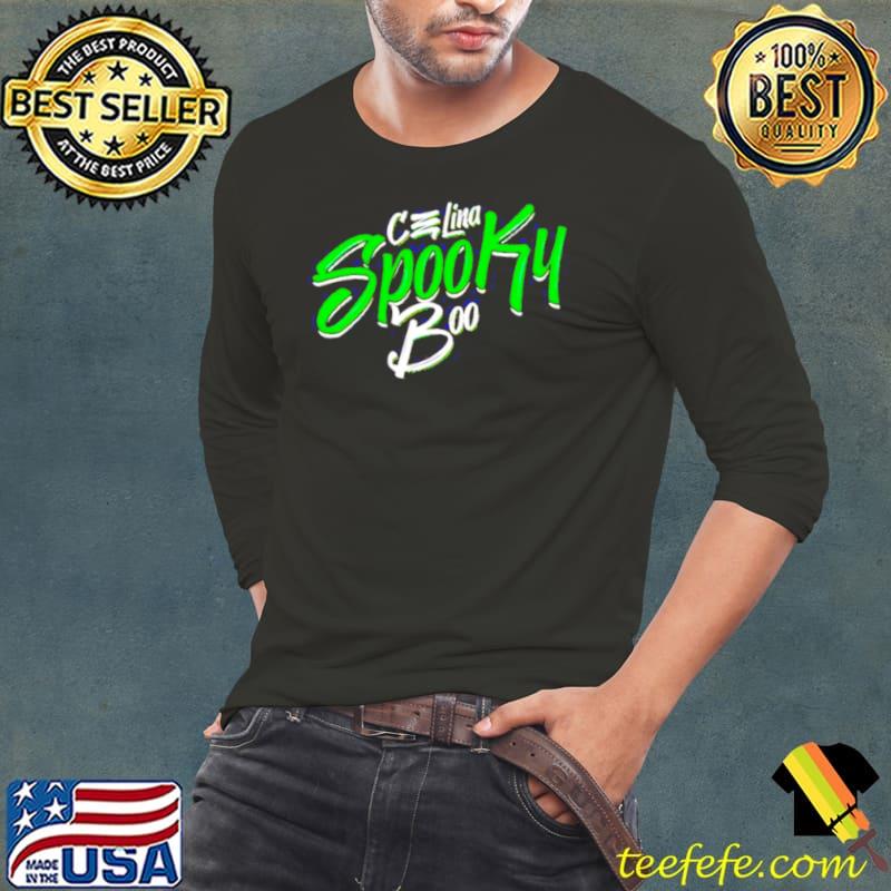 Nice celina Spooky Boo graffiti Long Sleeve Tee Nice celina Spooky Boo graffiti Long Sleeve Tee