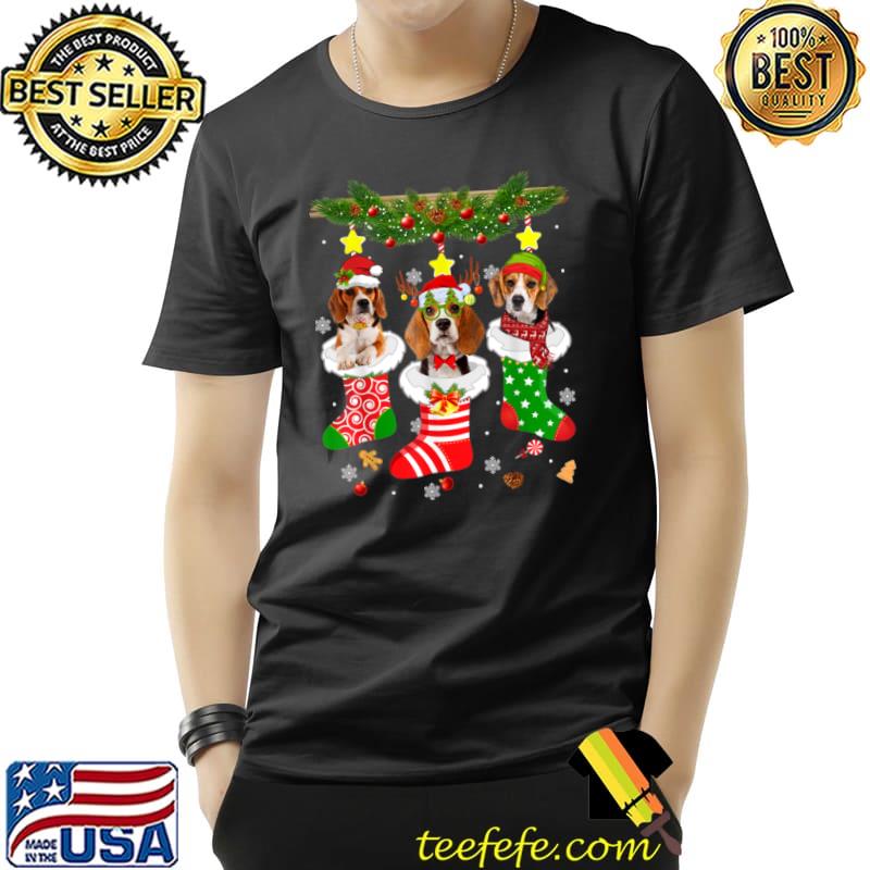 Nice Christmas Pajama Beagle Dog Lover Xmas Socks T Shirt Unisex Nice Christmas Pajama Beagle Dog Lover Xmas Socks T Shirt Unisex