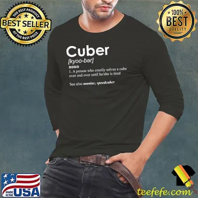 Nice competitive Puzzle Cuber definition Speed Cubing Vintage T-Shirt