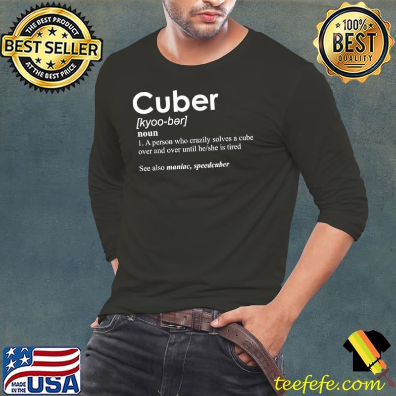 Nice competitive Puzzle Cuber definition Speed Cubing Vintage T-Shirt