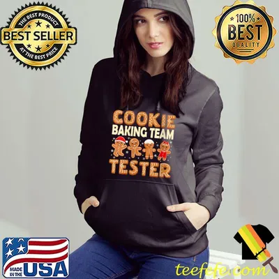 Nice Cookie Baking Team Tester Cute Gingerbread Christmas T-shirt