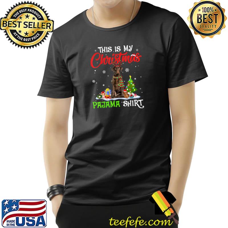 Nice cute Labrador This Is My Christmas Pajama Shirt T-Shirt Unisex Nice cute Labrador This Is My Christmas Pajama Shirt T-Shirt Unisex