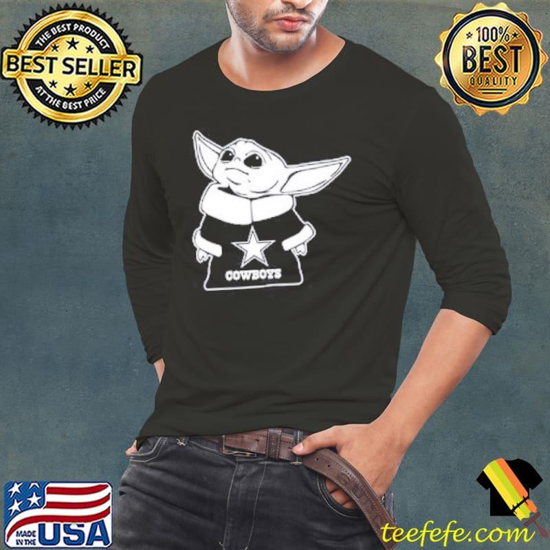 Nice dallas Cowboys Baby Yoda Shirt Long Sleeve Tee Nice dallas Cowboys Baby Yoda Shirt Long Sleeve Tee