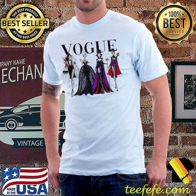 Nice dISNEY VILLAINS VOGUE T-SHIRT Unisex Nice dISNEY VILLAINS VOGUE T-SHIRT Unisex