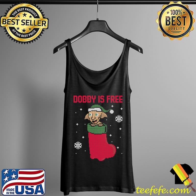 Nice dobby Is Free Sock Christmas Shirt Tank Top Nice dobby Is Free Sock Christmas Shirt Tank Top