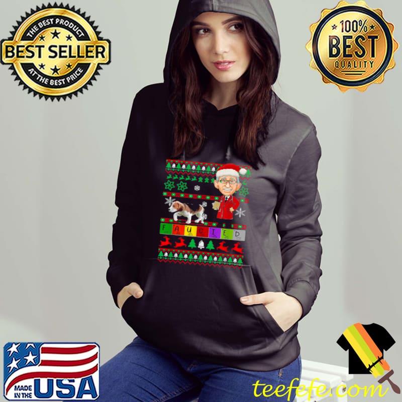 Nice Fauci Lied Faucied Christmas Fauci Mandates Ugly Christmas Hoodie Nice Fauci Lied Faucied Christmas Fauci Mandates Ugly Christmas Hoodie