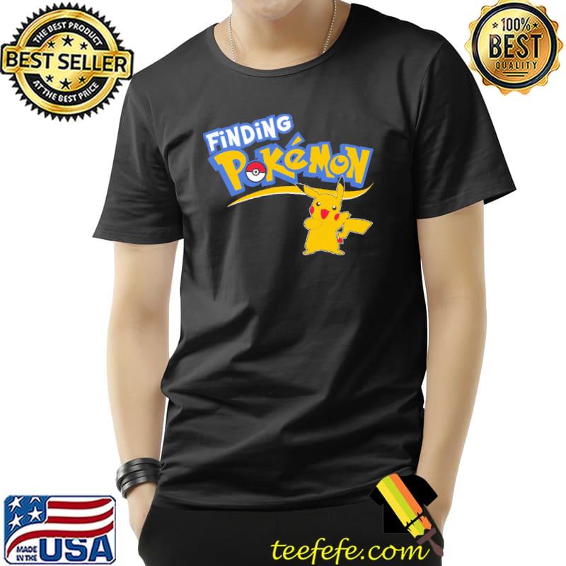 Nice Finding Pokemon Waving Pikachu Shirts Unisex Nice Finding Pokemon Waving Pikachu Shirts Unisex