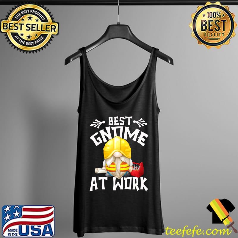 Nice Funny Best Construction Worker Gnome Dad Who Loves Building T- Tank Top Nice Funny Best Construction Worker Gnome Dad Who Loves Building T- Tank Top