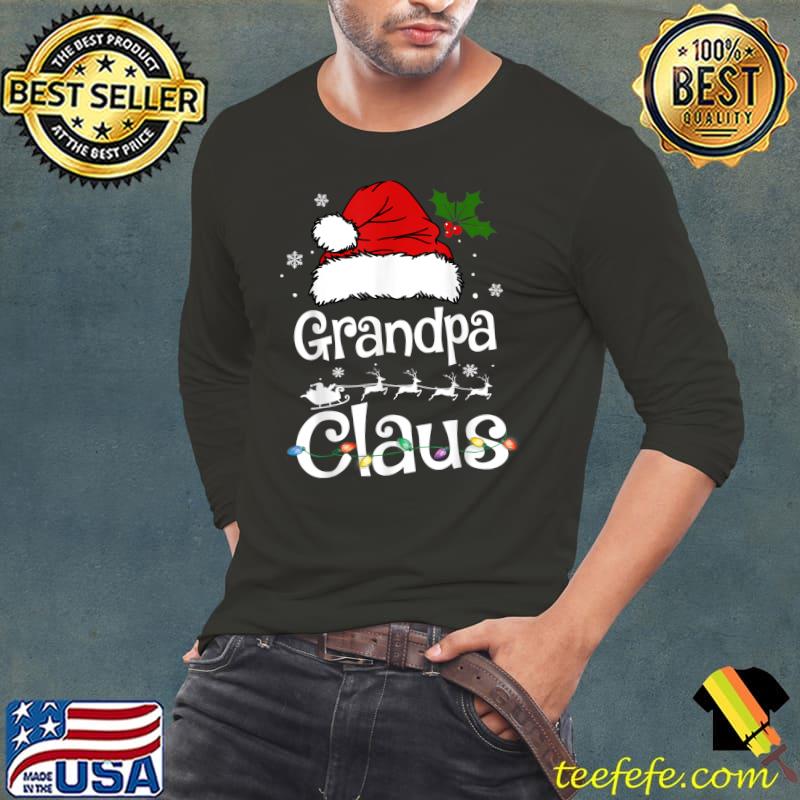Nice Funny Santa Grandpa Claus Christmas Matching Family T-Shirt Long Sleeve Tee Nice Funny Santa Grandpa Claus Christmas Matching Family T-Shirt Long Sleeve Tee