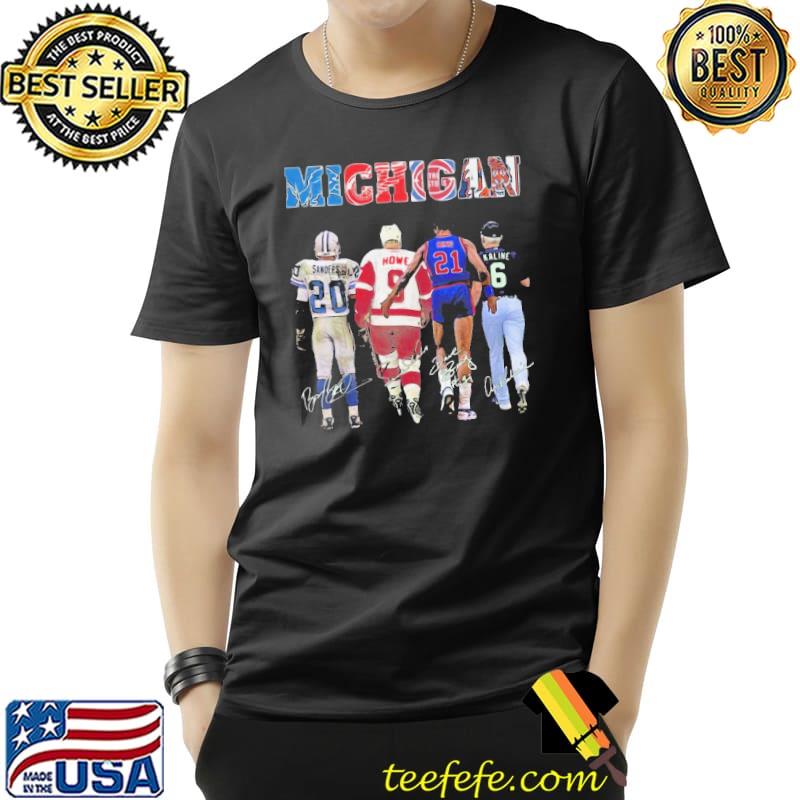 Nice Good Michigan Sanoers Howe Bing And Kaline Signatures Shirt Unisex Nice Good Michigan Sanoers Howe Bing And Kaline Signatures Shirt Unisex