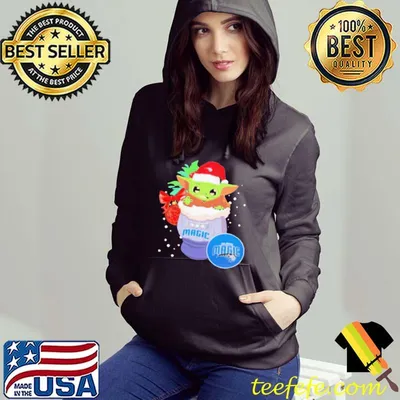 Nice Good Orlando Magic Christmas Baby Yoda Star Wars NBA Shirt