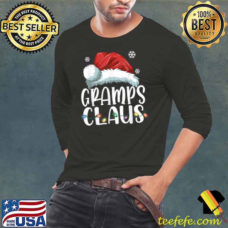 Nice Gramps Claus Shirt Christmas Pajama Family Matching Xmas T Shirt Long Sleeve Tee Nice Gramps Claus Shirt Christmas Pajama Family Matching Xmas T Shirt Long Sleeve Tee