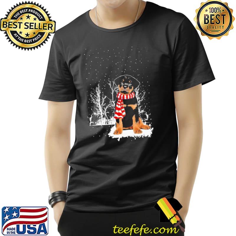 Nice Grateful Rottweiler Snow Scarf Christmas Shirt Unisex Nice Grateful Rottweiler Snow Scarf Christmas Shirt Unisex