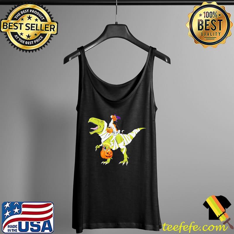 Nice halloween dinosaur pumpkin Beagle witch funny s Tank Top Nice halloween dinosaur pumpkin Beagle witch funny s Tank Top