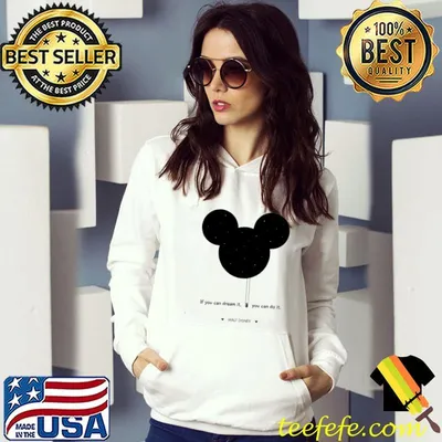 Nice if you can dream it you can do it walt disney mickey shirt