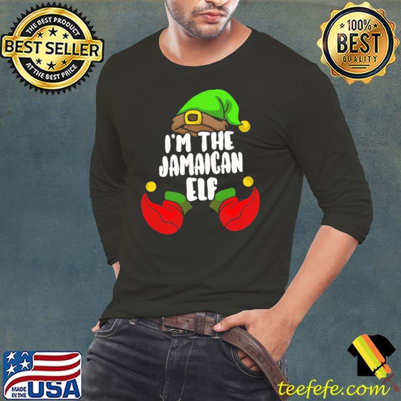 Nice Im The Jamaican elf matching family group christmas shirt Nice Im The Jamaican elf matching family group christmas shirt