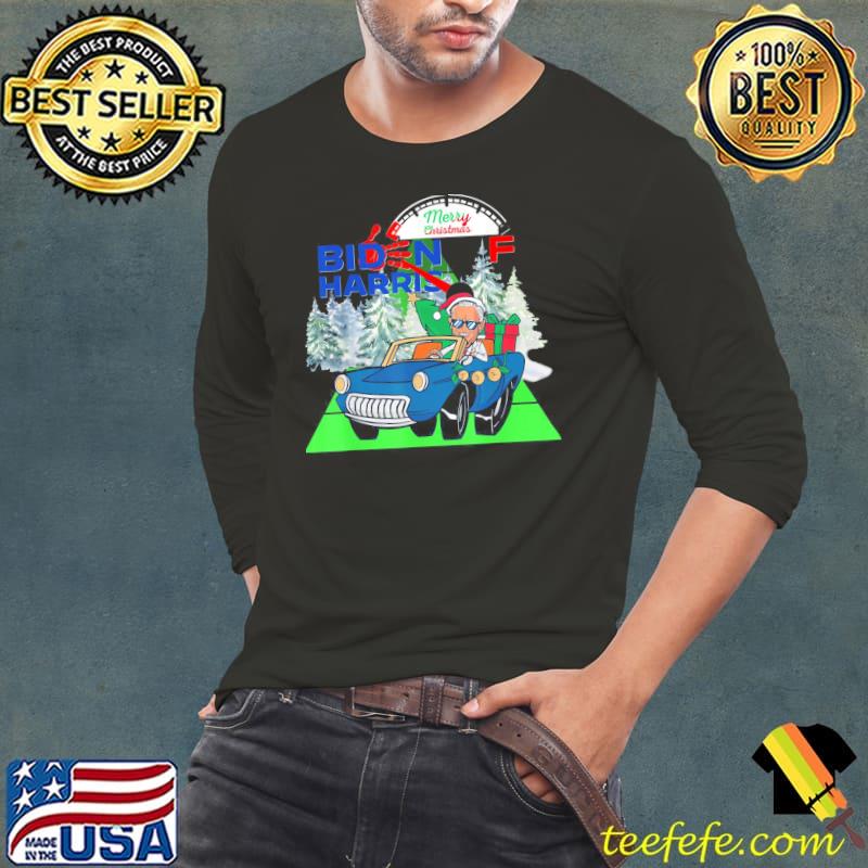 Nice Jingle Joe Biden Santa Impeach 46 Trump USA Christmas T-Shirt