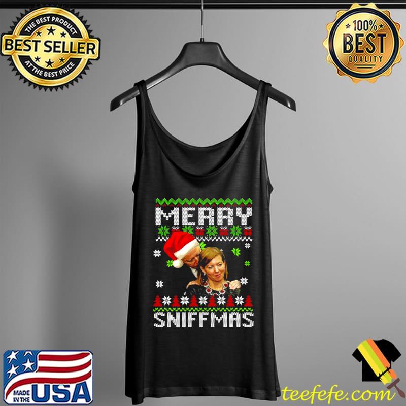 Nice Joe Biden Merry Sniffmas Ugly Christmas Tank Top Nice Joe Biden Merry Sniffmas Ugly Christmas Tank Top