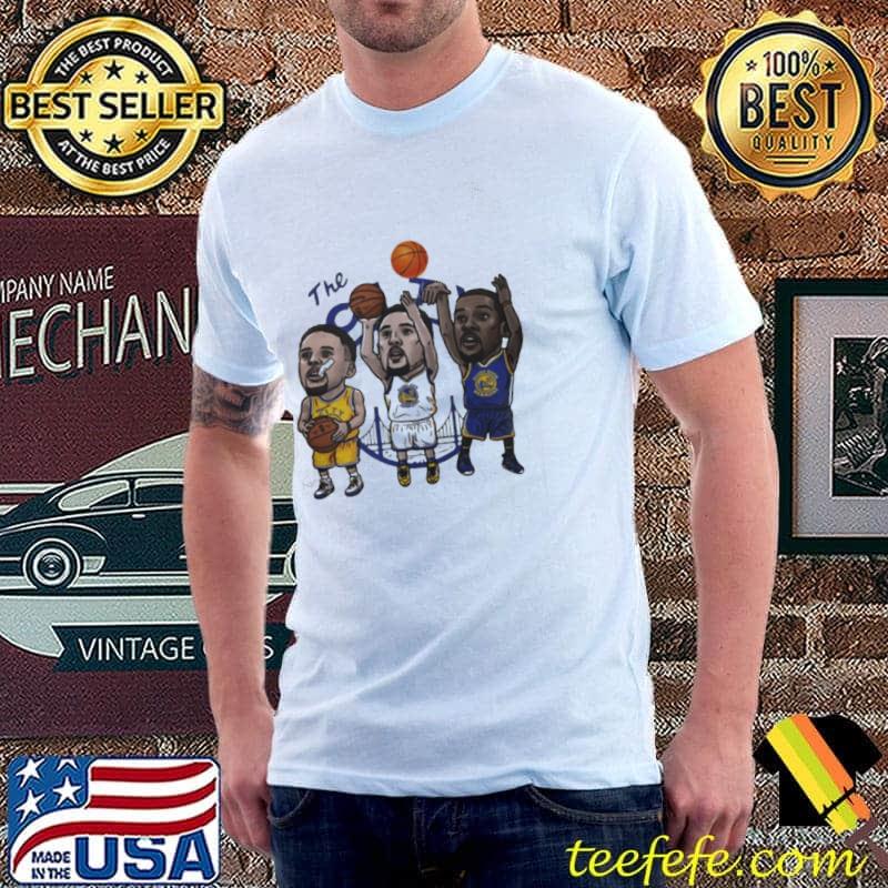 Nice Klay Thompson Steph Curry Kevin Durant Cartoon Golden state Unisex Nice Klay Thompson Steph Curry Kevin Durant Cartoon Golden state Unisex