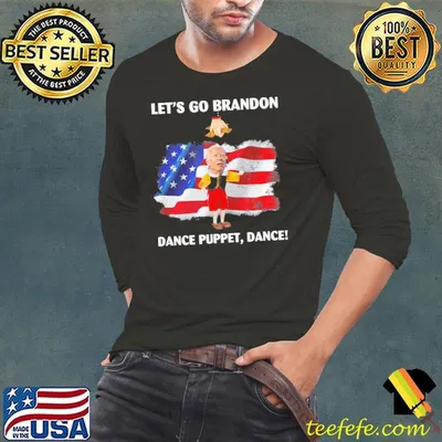Nice Let’s Go Biden Puppet USA Flag Conservative T-Shirt