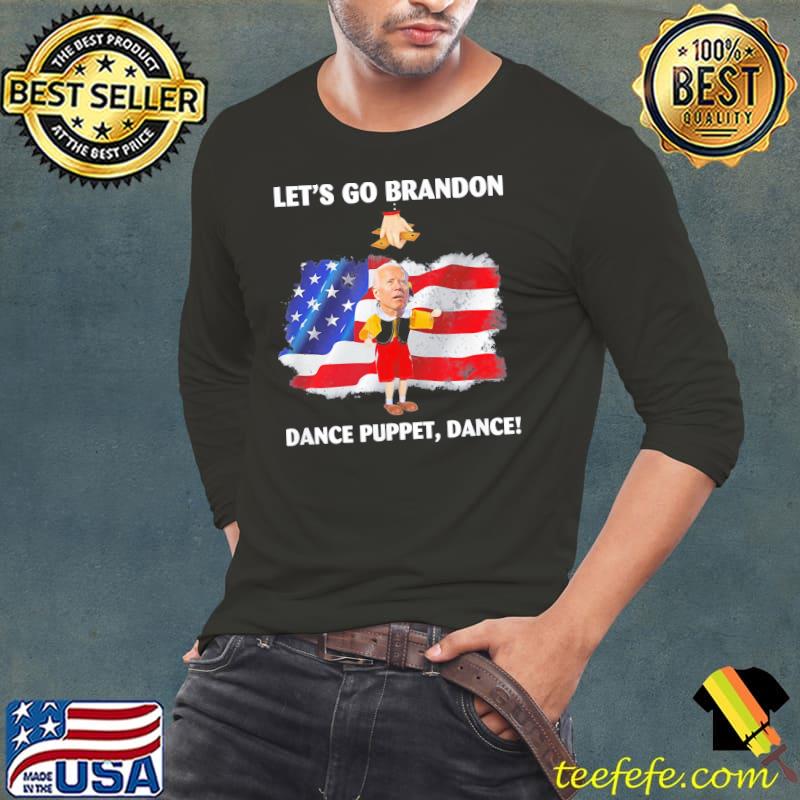 Nice Let’s Go Biden Puppet USA Flag Conservative T-Shirt