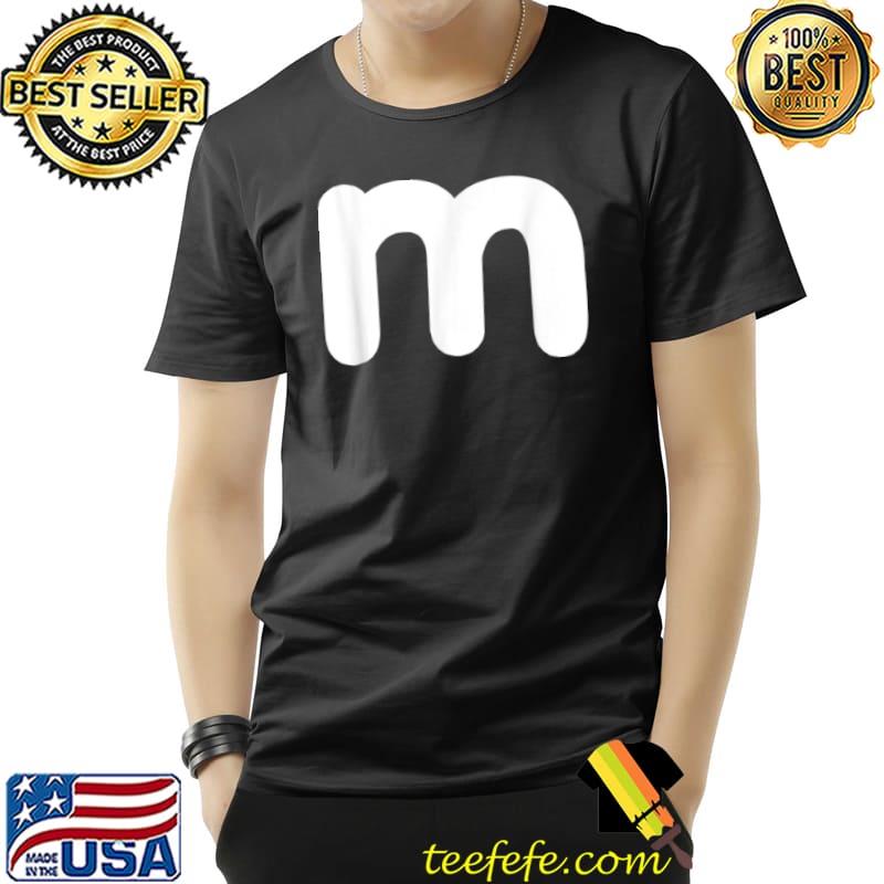 Nice Letter M Halloween Team Costume Funny Party T Shirt Unisex Nice Letter M Halloween Team Costume Funny Party T Shirt Unisex