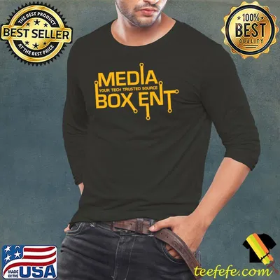 Nice MEDIABOXENT your tech trusted source T-shirt