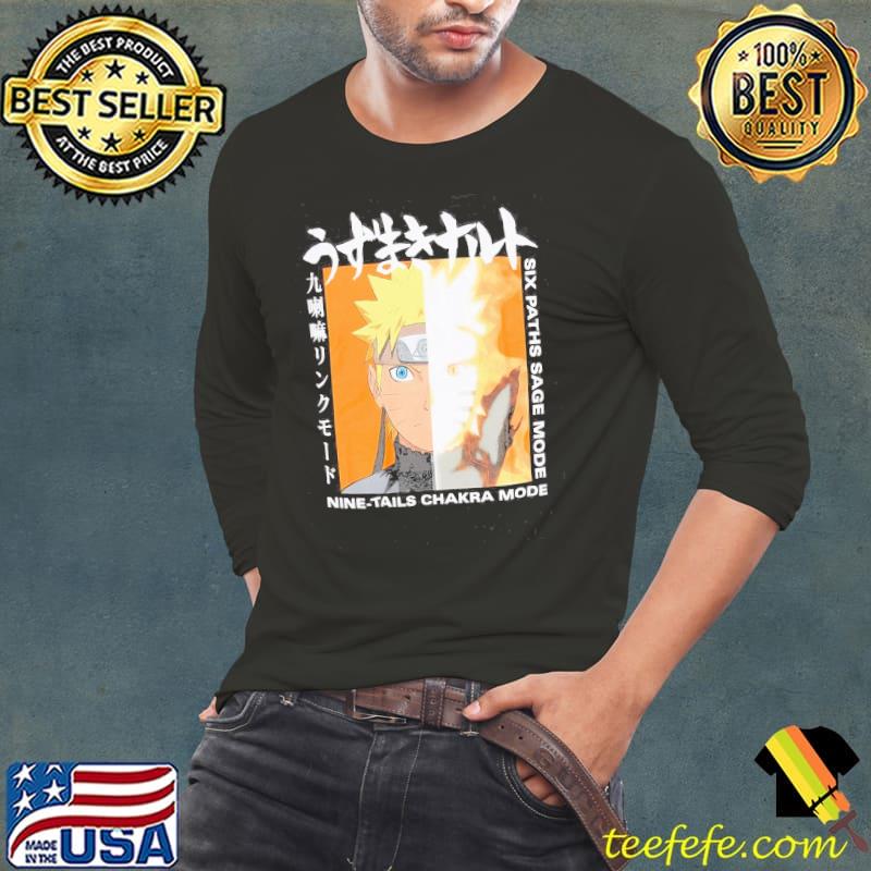 Nice Naruto Shippuden Six Paths Sage Mode Nine-Tails Chakra Mode shirt