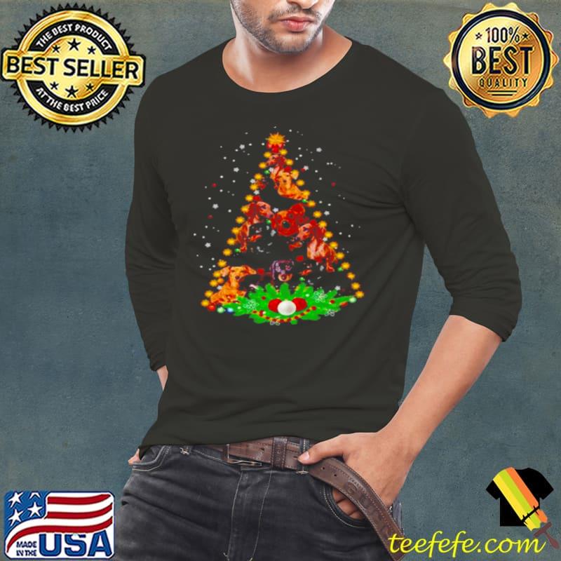 Nice Nice dachshund make Christmas tree sweater Long Sleeve Tee Nice Nice dachshund make Christmas tree sweater Long Sleeve Tee