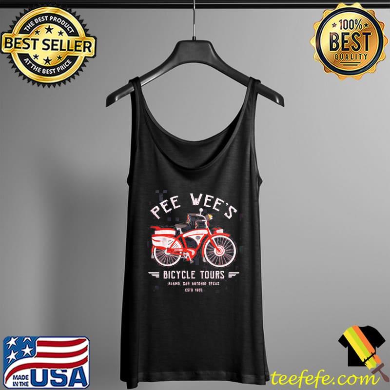 Nice pee Wee’s Bicycle Tours T-Shirt Tank Top Nice pee Wee’s Bicycle Tours T-Shirt Tank Top