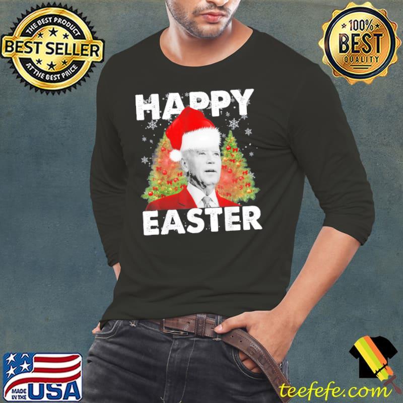 Nice Santa Biden Happy Easter Ugly Christmas Sweater Gift Tee Shirts
