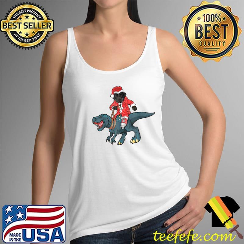 Nice santa labrador retriever Riding Dinosaur T rex Christmas T-Shirt Tank Top Nice santa labrador retriever Riding Dinosaur T rex Christmas T-Shirt Tank Top